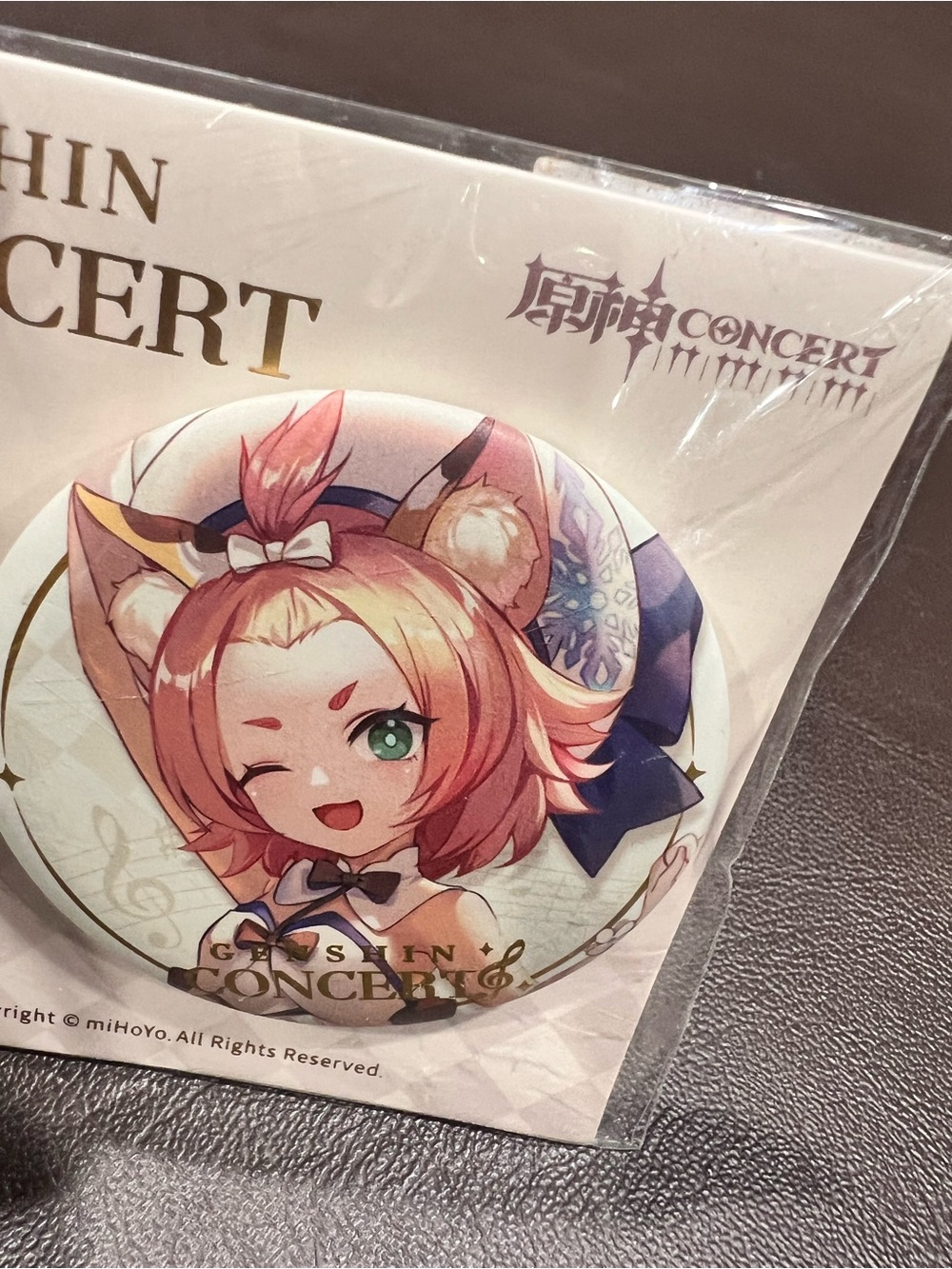 miHoYo Genshin Impact Diona Genshin Concert Badge Pin